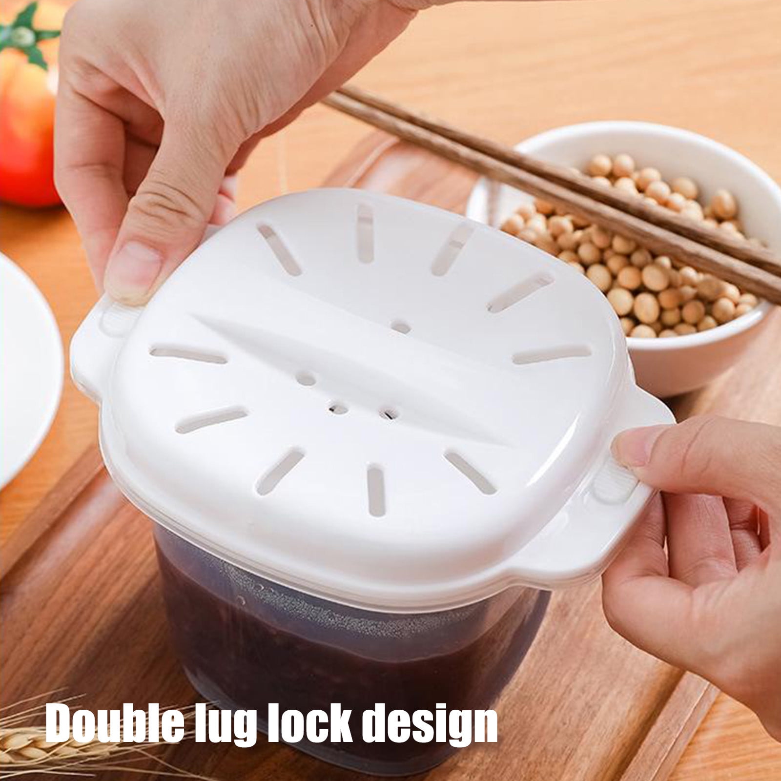 Cuit-vapeur Pour Micro-ondes - En PP Alimentaire, Avec Couvercle, Cuisson Rapide Saine - 2