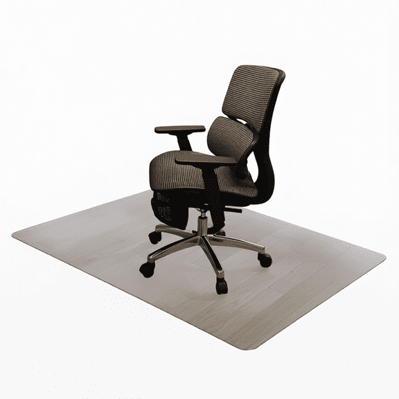 Generic Office Chair Mat for Carpet, 30" x 48" Rectangle, Clear PVC Rolling Desk Mat for Hardwood Floor Protectors