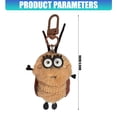thumbnail image 3 of Lovely Cockroach Cartoon Plush Toy for Kids Keychain Cartoon Roach Furry Soft Charm Stuffed Cockroach Toy, 3 of 9