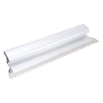 thumbnail image 1 of Square Notch Trowel, 2/5" X 2/5" Tile Trowel Aluminum Alloy Stainless Steel  Tile Adhesive Spreader for Masonry Tile Work, Tiles Flooring & Tiling Masonry Hand Trowel, 1 of 7
