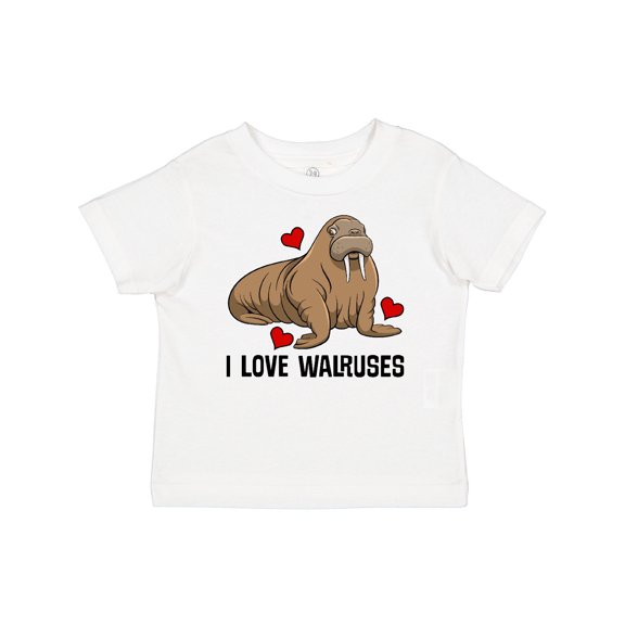 Inktastic Walrus Cute Arctic Animals Boys or Girls Baby T-Shirt