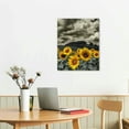 thumbnail image 3 of Nawypu Canvas Wall Art For Living Room Family Wall Decor For Kitchen Black And White Pastoral Scenery Sunflower Flowers Bedroom Wall Painting Home Decoration Bathroom Wall Pictures Artwork, 3 of 5