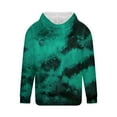 thumbnail image 4 of Mens Tie-Dye Hoodies & Sweatshirts Big and Tall S-4X Casual Pullover Long Sleeve Fleece Hoodie Plus Size Basic Comfy Sweatshirt with Pocket, 4 of 4