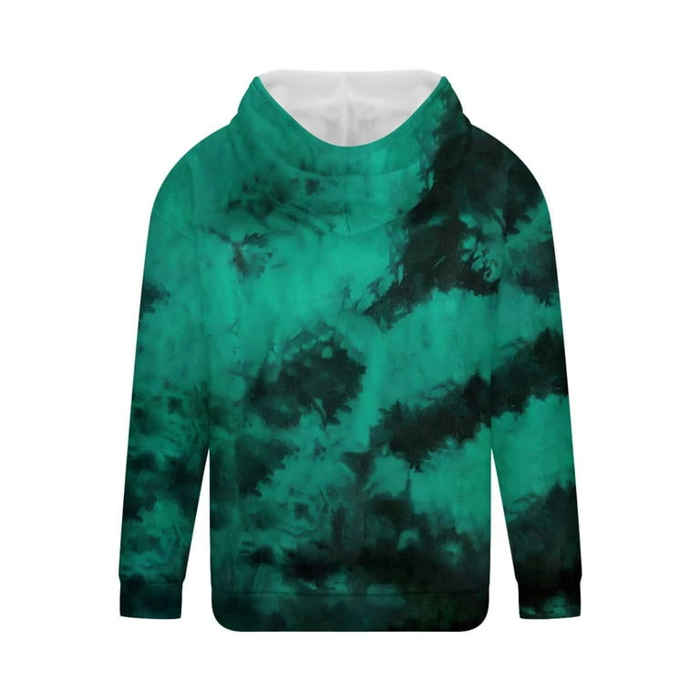 Mens Tie-Dye Hoodies Sweatshirts Big and Tall S-4X Casual