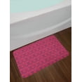 thumbnail image 2 of Fuchsia Bath Mat, Middle Eastern Inspired Print of Classic Fruit Pattern Oriental Design, Plush Bathroom Decor Mat with Non Slip Backing, 29.5" X 17.5", Purple and Dark Pink, by Ambesonne, 2 of 2