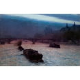 thumbnail image 2 of Aleksander Gierymski 18x13 Gold Ornate Wood Frame and Double Matted Museum Art Print Titled - Evening on the Seine (1893), 2 of 4