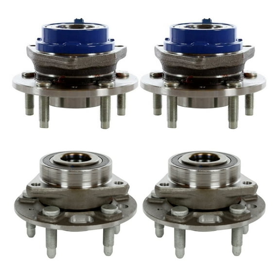 AutoShack Front & Rear Wheel Hub Bearing Assemblies with ABS Replacement for 2010 Buick Allure 4-PC Set