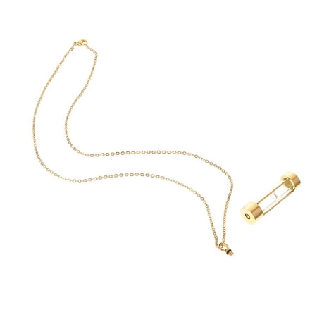 

NICEXMAS Sand Clock Necklace Pet Cinerary Necklace Pet Ash Pendant Necklace Pet Souvenir