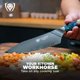 thumbnail image 5 of Cuchillo de chef Dalstrong Valhalla de 8" con mango de acero premium, 5 of 7
