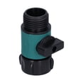 thumbnail image 1 of Conector Del Rociador De Agua, Conector Rápido De Válvula De Agua G3/4 Pulgadas Fácil De Instalar ABS Para Manguera De Agua Para Jardín, 1 of 7