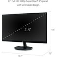 thumbnail image 4 of ViewSonic VA2259-SMH 22" FHD IPS 1080p Frameless LED Monitor - Black, 4 of 6