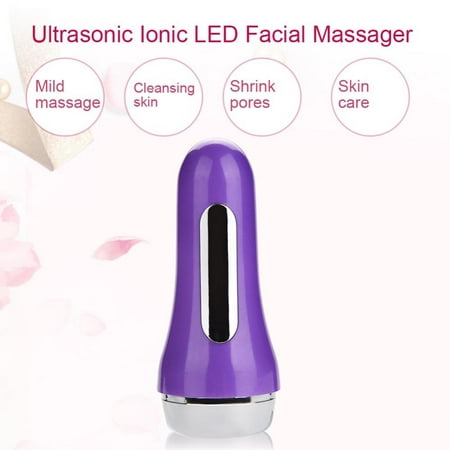 Ymiko LED Facial Massager, Face Massage Machine,Skincare Lonic Beauty Device Ultrasonic Facial Massager LED Therapy Acne Spot