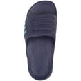thumbnail image 6 of ABSOLUTE FOOTWEAR Mens Easy Slip On Summer Holiday Beach Pool Slider Mule Sandals Flip Flops - Navy - US 10, 6 of 7