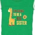 thumbnail image 4 of Inktastic I'm Going to Be a Big Sister Giraffe Girls Baby Bodysuit, 4 of 5
