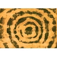 thumbnail image 1 of Ahgly Company Indoor Rectangle Abstract Orange Modern Area Rugs, 5' x 7', 1 of 4