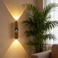 thumbnail image 6 of Rechargeable Smart LED Motion Sensor Ambient Light, Rechargeable Dynamic RGB LED Wall Lamp, Mount, Punch-Free Color Changing Motion Sensor Light for Stairs, Wardrobe, Cabinet (RGB 3-Color), 6 of 8