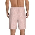 thumbnail image 3 of Kdxio Rabbit And Flower Print Mens Sleep Shorts Bottoms Soft Comfy Pajama Wear Pants with Drawstring Pockets, 3 of 7