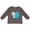 Charcoal Grey, variant on Inktastic Adorable Blue Snail Boys or Girls Long Sleeve Toddler T-Shirt