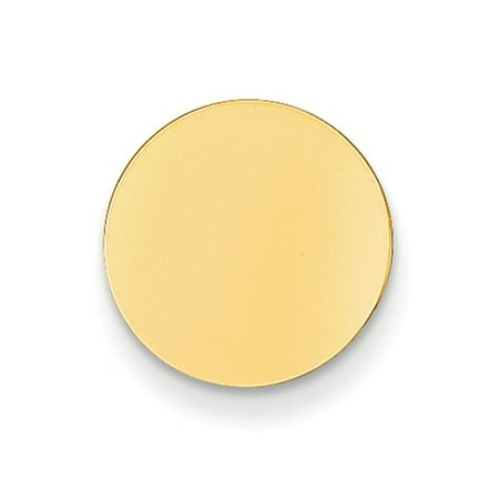 14k Yellow Gold Engravable Tie Tac