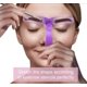 thumbnail image 5 of Paquete de 8 plantillas para cejas para principiantes, sello reutilizable para cejas DIY para maquillaje de 3 minutos (morado), 5 of 6