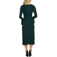 thumbnail image 2 of 1.STATE Womens Ribbed Midi Dress, Green, Large, 2 of 2
