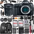 thumbnail image 1 of Canon EOS 5D Mark IV DSLR Camera with 24-105mm Lens + 64GB + Backpack Case + Telephoto + ZeeTech Accessory Bundle, 1 of 9