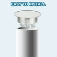 thumbnail image 4 of Tapa de Agujero de Chimenea Uxcell, 200mm(8 Pulgadas) Ajustable en Tensión, 4 of 5