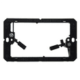 thumbnail image 4 of Single Bundled Cable Wall Plate 1- Recessed Low Voltage Cable Plate with Mounting Bracket (4-Pack, White), 4 of 7