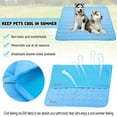 thumbnail image 6 of Dog Self Cooling Mat Pet,Breathable Summer Cooling Pads,WashableIce Sleep Mat,Sleeping Kennel Mat Pad Non-Toxic Sleep Bed Mat for Small Medium Large Dogs Cats Animal, 6 of 9