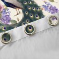 thumbnail image 4 of Castle Fairy Animal Peacock Black Out Curtains for Teens Female Girls,Chic Floral Flower Curtains Pack of 2 (42x63 Each),Vintage Aesthetic Bedroom Curtains,Ultra Soft Home Decor, 4 of 6