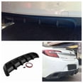 thumbnail image 2 of 25"x 5" Universal Car Kit Rear Bumper Cover Trim Shark Fin Spoiler Lip Diffuser Color:black, 2 of 5