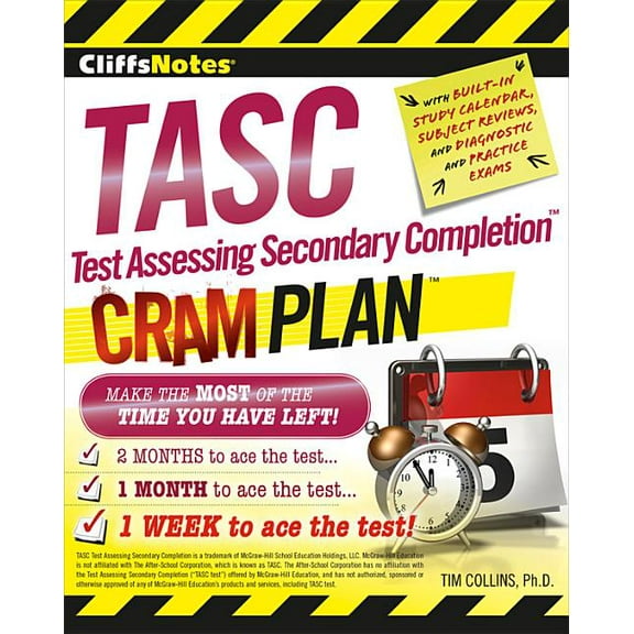 CliffsNotes TASC Test Assessing Secondary Completion™ Cram Plan (Paperback)