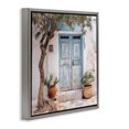 thumbnail image 3 of Stupell Industries Traditional Tree & Blue Doorway Gray Floating Frame Canvas Art, 18 x 18, by Riley B, 3 of 8