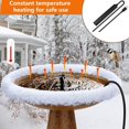 thumbnail image 1 of QJUHUNG Bird Baths Heater for Outdoors in Winter Submersible  Pond Heater Birdbath Deicer with Thermostatically Controlled  Birdbath Water Heater Deicer Suitable for Bird Bath Chicken Far, 1 of 8