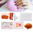 thumbnail image 4 of Needle Felting Kit, Bright Colors Wool Felt Crafts Exquisite Simple Operation with Drawing for Handicrafts Making for DIY Decorations 206# Blue,207# Coffee,208# Light Brown, 4 of 7