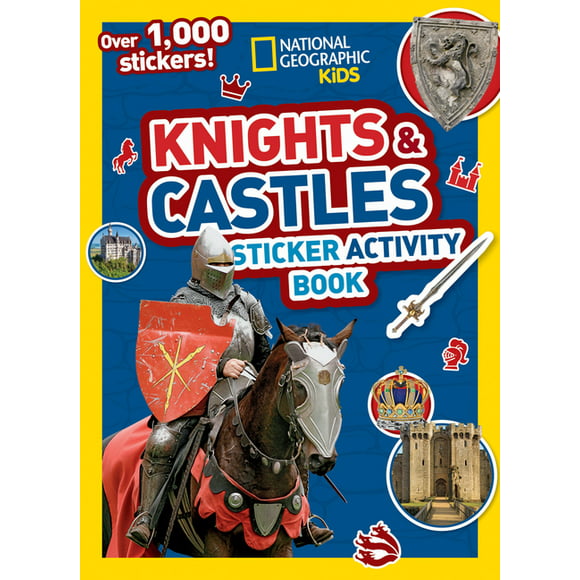 National Geographic Kids Knights and Castles Sticker Activity Book (Paperback)
