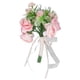 thumbnail image 1 of Ramo de novia con rosas artificiales para decoración, arte fotográfico, color rosa, 1 of 14