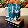 thumbnail image 2 of Fa La La La Lattes Christmas Ceramic Coffee Mug. Celebrate the Holidays and Your Favorite Brew, 2 of 8