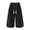 Black, variant on StSilkitty Mens Baggy Casual Capris Cotton Linen Elastic Waist Drawstring Capri Pants Soft Comfy Cropped Pants