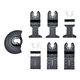 thumbnail image 3 of Set Hoja Sierra Bloosom Oscilante Metal Madera Segueta Herramienta 20pzs Negro, 3 of 4