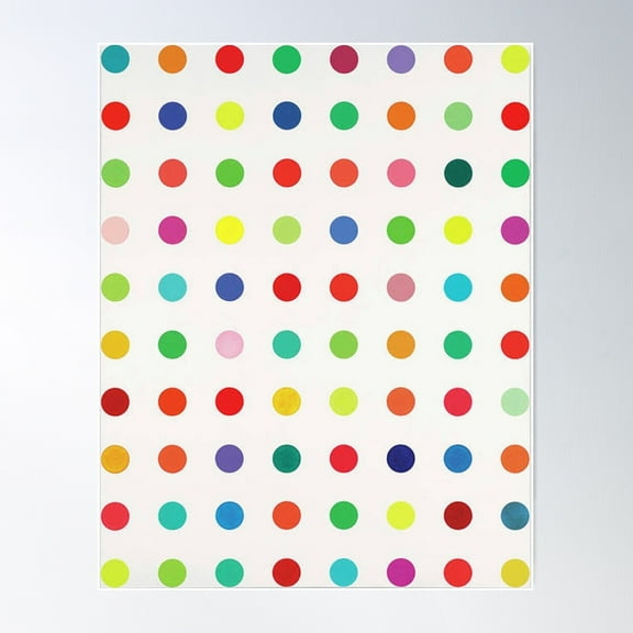Damien Hirst Poster Wall Art, Modern Wall Decor For Living Room Bedroom, 8x12 UNFRAMED