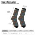thumbnail image 2 of Honeii Deers In The Forest 1 Print Adult Socks,Crew Socks,Casual Calf Socks,Daily Wear Socks for Men & Women, Perfect for Sports, Casual and Everyday Use, 2 of 6