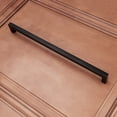 thumbnail image 6 of 30 Pack Knobelite 12-4/5Inch(320MM) Holes Spacing Kitchen Cabinet Handles Matte Black T Bar Cabinet Handles Stainless Steel Cabinet Pulls Square Corner Hardware Handles for Closet Dresser Drawer, 6 of 6