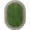 Meadow/Nylon, variant on Grounded 7'8" x 10'9" Oval Area Rug In Color Marine-Color:Marine,Material:Nylon