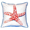 thumbnail image 3 of Betsy Drake SN091 12 x 12 in. Coral Starfish Small Indoor & Outdoor Pillow, 3 of 3