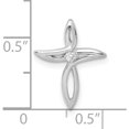 thumbnail image 2 of 10K White Gold Aa Diamond Cross Pendant (Width 12.5) (Length 16.5) - Jbsp, 2 of 5