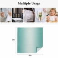 thumbnail image 4 of Turquoise Ombre Cloth Napkins, Modern Gradient Abstract Art Washable and Reusable Dinner Napkins Set of 8, Table Napkin for Kitchen Party Birthday Wedding Hotel Housewarming 20"x20", 4 of 8