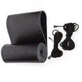 thumbnail image 1 of Universal Car Steering Wheel Cover Genuine Leather Stitch On Wrap, 1 of 5