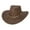Brown, variant on Bullhide Leather Timber Mountain Brown Cowboy Hat in Size Small