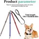 thumbnail image 2 of 3 In 1 Dog Leashes: Removable Three-way Pet Leash, Adjustable Reflective Triple Leash With Handles For 1-3 Small And Medium Dogs, 2 of 5